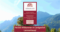 Desktop Screenshot of lammerklause.at